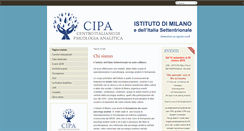 Desktop Screenshot of milano.cipajung.it